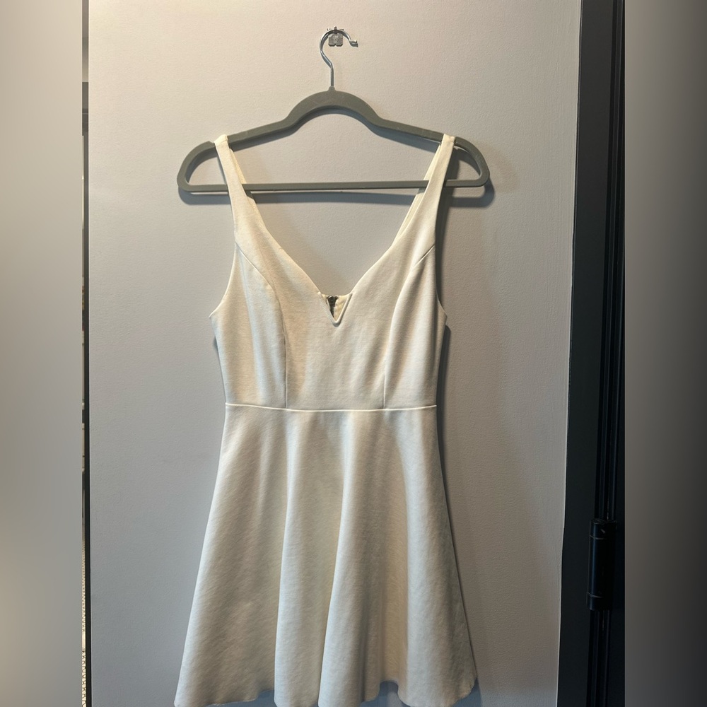 Urban Outfitters White Flowy Minidress